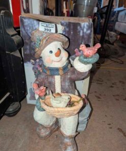 Snowman Winter Bird Feeder