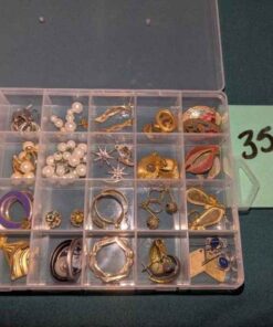Earrings - assorted in organizer