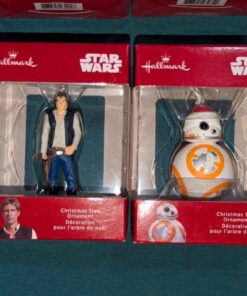 Hallmark Star Wars Han Solo & BB-8 Christmas ornaments