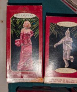 Hallmark Marilyn Monroe & The Wizard of Oz Collectible ornaments