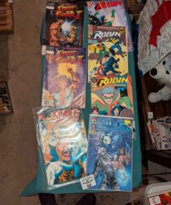 Robin, Street fighter & assorted comic books