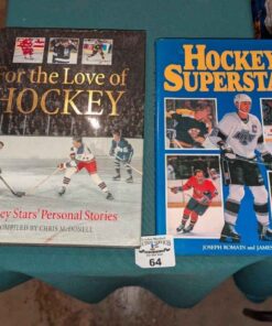 Hockey Stars and For the Love of Hockey coffee table books