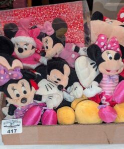 Minnie Mouse plush, etc