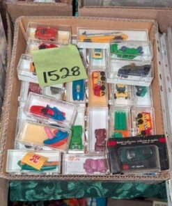 Miniature toy vehicles in cases