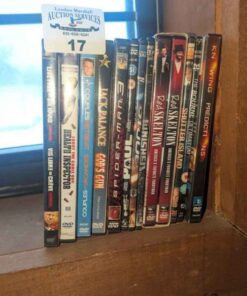 Red Skeleton & assorted DVDs