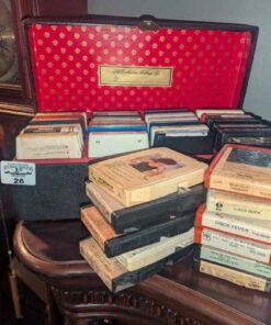 8 track tapes in case