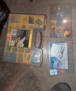 Hardware organizers and contents