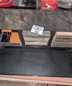 Assorted CDs and portable case