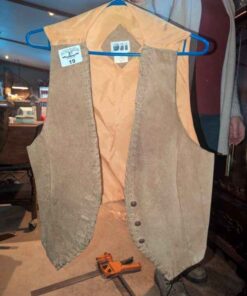 Suede Western vest