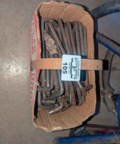 Bent anchor bolts