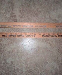 Old River Road & South Bruce Rural Telephone Advertising rulers
