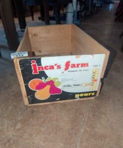Wooden Pear crate