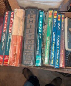 Chilton & Haynes automotive manuals: 1960s/70s & 80s