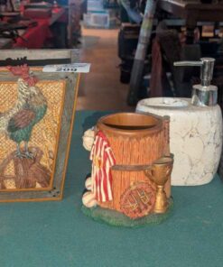 Rooster vase, dispenser etc
