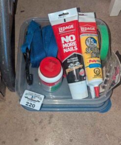 Tie Downs, Tape, No more nails, etc