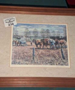 "Working Together" Signed print by Roger Witmer