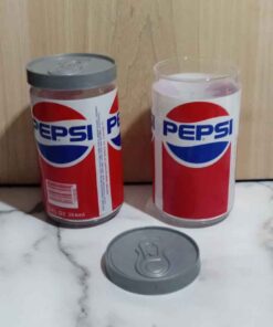 Glass Pepsi glasses with lids