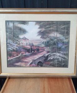 Beautiful scenery framed artwork