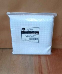 2 piece bathroom curtains 36x24