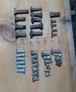 Carriage and specialized bolts