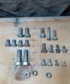 Fine thread bolts and nuts