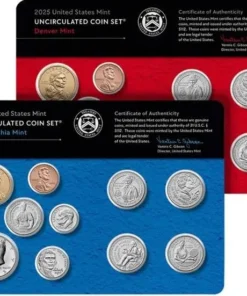 2025 Us Uncirculated Mint Set Philadelphia+denver 20 Coins