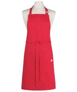 Red baking apron