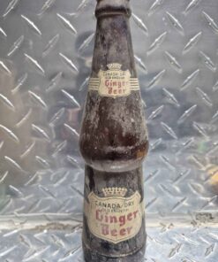 Canada dry brown antique bottle