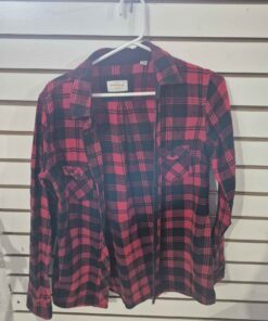 Red checker vintage shirt size medium