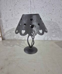 Heart metal tea light holder