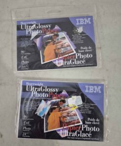 Qty 2 ultra glossy photo paper