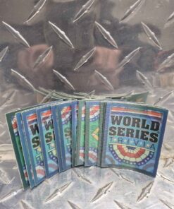 12 assorted world series trivia cards