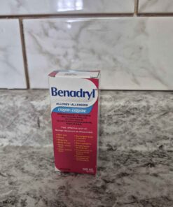 Benadryl liquid ... updated as is