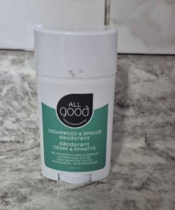 All good cedar wood and spruce deodorant... Outdated as is