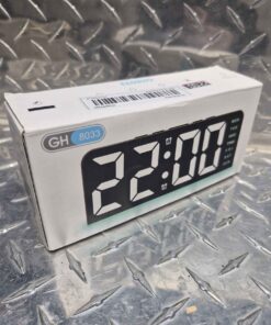 Digital rechargeable alarm clock