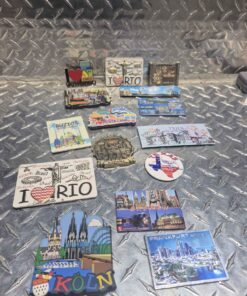 Various country magnets