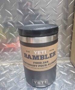 Yeti Rambler 16 oz food jar black