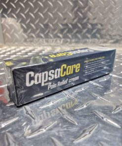 Capsa care pain relief cream.. date is current