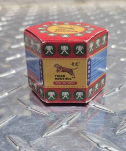 Tiger menthol red ointment.. date is current
