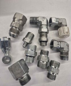 Misc. Hydraulic adapters.Couplers Crimp ends