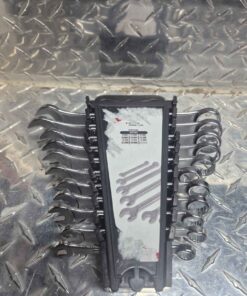 Metric wrench set with holder