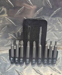 Assorted bits with belt holster