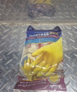 Medium rubber gloves