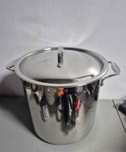 Large super heavy duty stainless steel stock pot