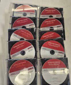 Assorted case IH CD-ROM manuals