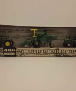 1/64 - John Deere 40th Anniversary 3-Piece Set - 2510 Tractor / 95 Combine / 5010 Tractor - New In Box