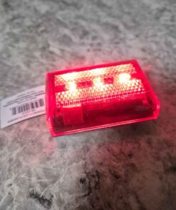 Led bicycle flasher with fast flash slow flash and steady on