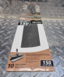 Package of 10 sandpaper brown packaging