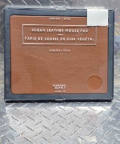 Vegan leather mouse pad