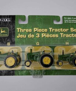 1/64 - John Deere 3-Piece Tractor Set - B / G / H - New In box